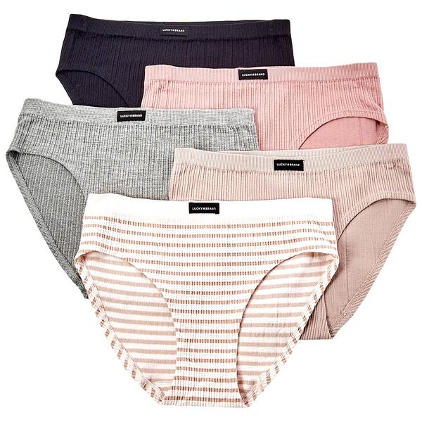 Womens Lucky Brand 5pk Seamless Hipsters - LVD47976BV - image 