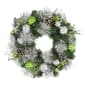 Puleo International 24in. Green Decorated Artificial Wreath - image 1