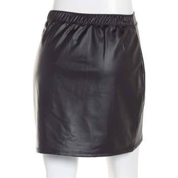 Juniors Vegan Leather Thigh Slit Mini Skirt - Boscov's