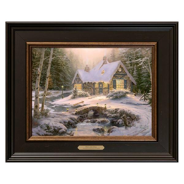 Thomas Kinkade Studios Winter Light Cottage Classic Print - image 