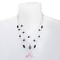Betsey Johnson Bow & Skull Multi-Strand Necklace - image 3