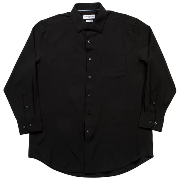 Mens Christian Aujard Regular Fit Long Sleeve Dress Shirt - Black - image 