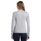 Petite Rafaella® Long Sleeve Solid Studded Crew Neck Sweater - image 3