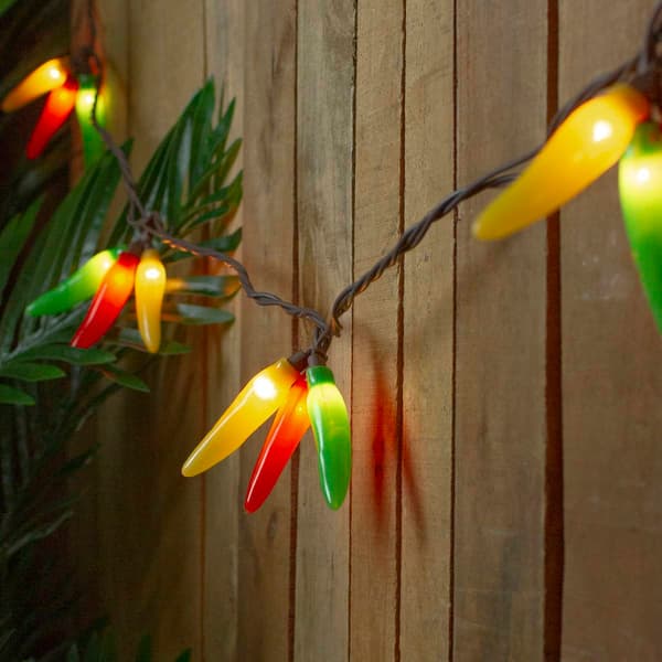 Northlight Seasonal 36-Count Chili Pepper Cluster String Lights