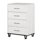 South Shore Arlen White Pine 4-Drawer Chest - image 1