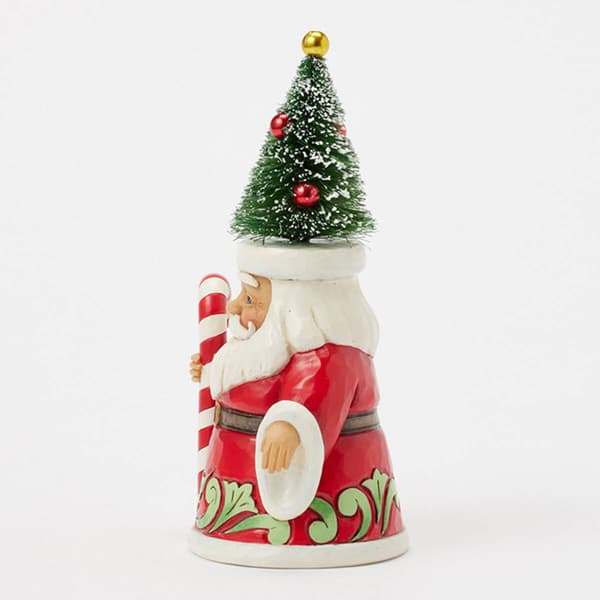 Jim Shore Santa Sisal Tree Hat Pint Size Christmas Figurine