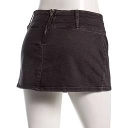 Juniors Madden Girl Denim D-Ring Mini Skirt