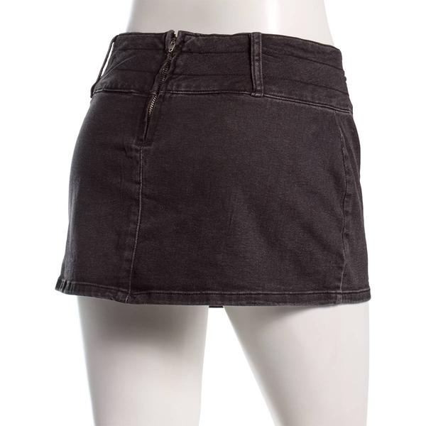 Juniors Madden Girl Denim D-Ring Mini Skirt