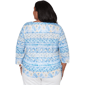 Plus Size Alfred Dunner Classics 3/4 Sleeve Side Tie Ikat Blouse - image 2