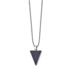 Mens Gentlemen's Classics(tm) Genuine Lapis Triangle Necklace