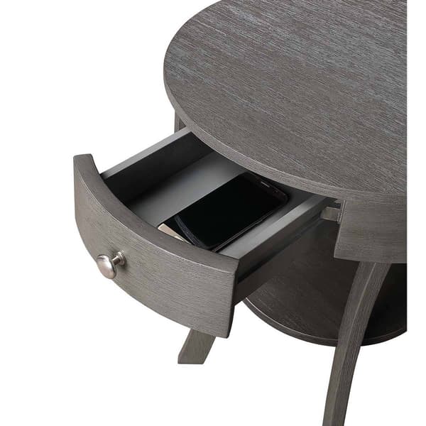 Convenience Concepts Classic Living Rooms Schaffer Table - Grey