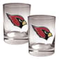 NFL Arizona Cardinal 2pc. 14oz. Rocks Glass Set - image 1