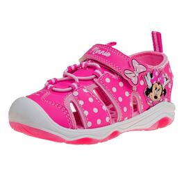 Little Girls Disney Minnie Mouse Closed Toe Sport Sandals