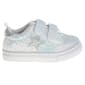Little Girls Laura Ashley® Hook and Loop Glitter Fashion Sneakers - image 7