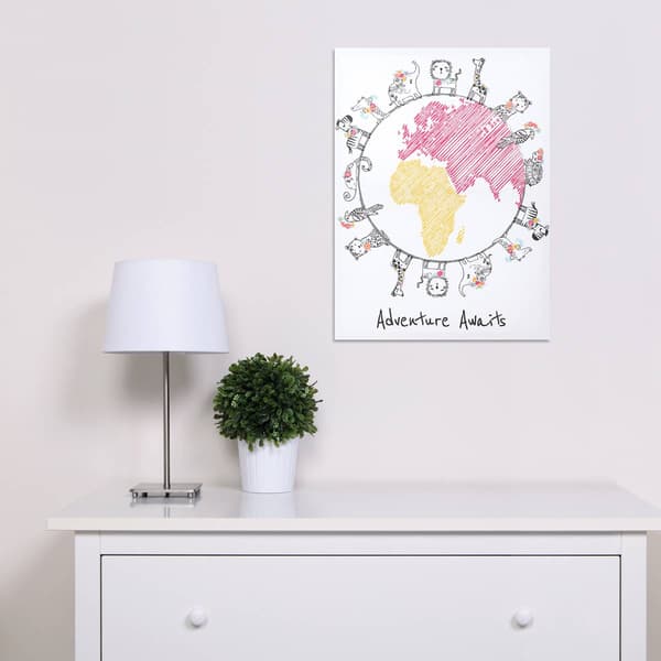 Trend Lab&#174; Safari World Canvas Wall Art