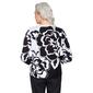 Plus Size Alfred Dunner World Traveler Floral Jacquard Sweater - image 2