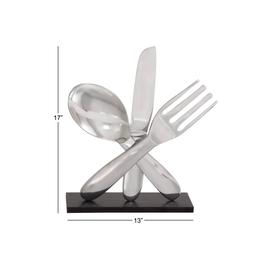 9th &amp; Pike® Kitchen Utensil Aluminum Sculpture