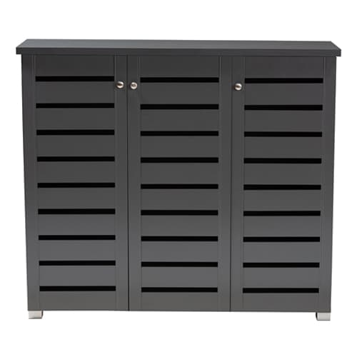 Baxton Studio Adalwin Shoe Storage Cabinet