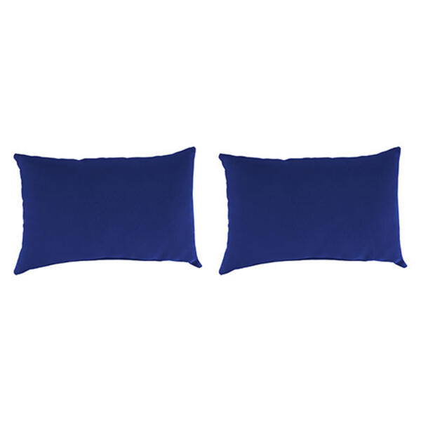 Jordan Manufacturing 2pc.Toss Pillows - Veranda Cobalt - image 
