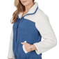 Petite Alfred Dunner Sunset Ridge Denim & Sherpa Bomber Jacket - image 5