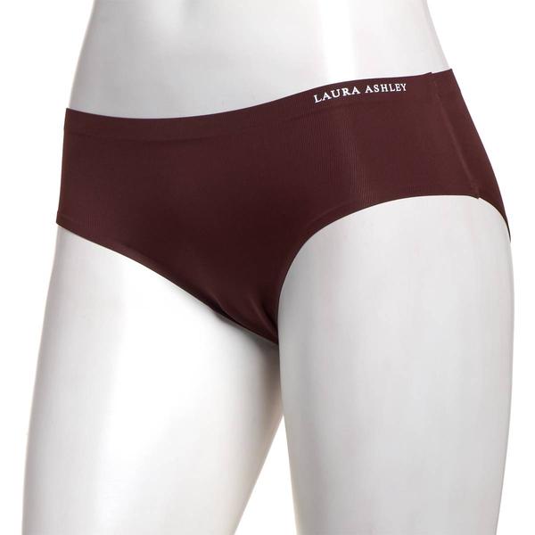 Womens Laura Ashley(R) Ribbed Laser Hipster Panties - LS8444AZ