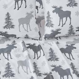 FreshFolds Mountain Ridge Moose Microfiber Sheet Set