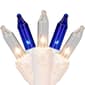 Northlight Seasonal 7ft. Blue/Clear Christmas Lights - White Wire - image 1