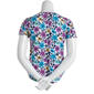 Plus Size Hasting & Smith Short Sleeve Floral Henley - image 3