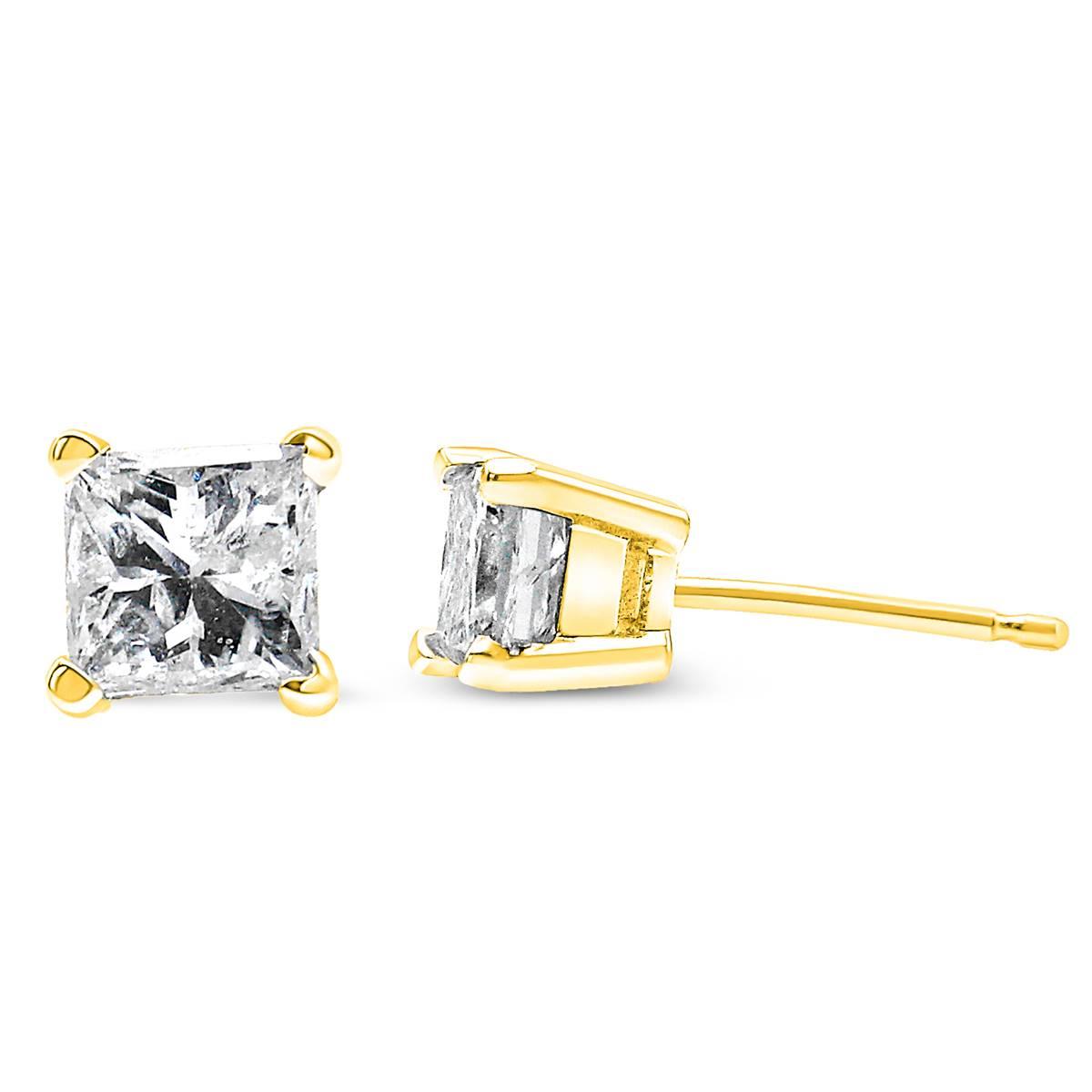 Haus of Brilliance 14kt. Gold 1/2ctw. Diamond Stud Earrings
