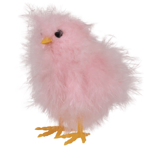 Northlight Furry Pink Chicks Easter Figurines - Set of 3