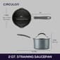 Circulon A1 Series Nonstick 2qt. Induction Straining Saucepan - image 2