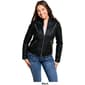 Juniors Snobbish Cara Vegan Leather Moto Jacket - image 3