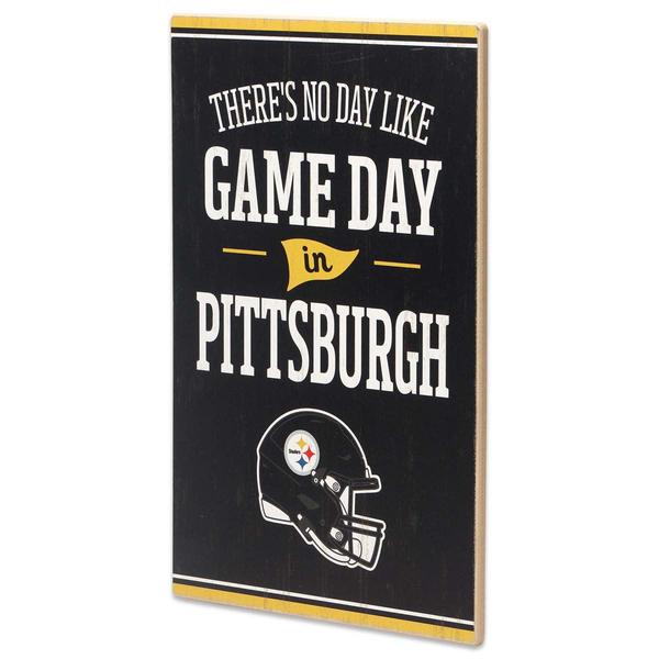 Open Road Steelers Gameday Vertical Wood Wall Decor