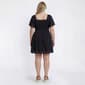 Juniors Plus Angie Flutter Sleeve Twist Front Eyelet Dress - image 2