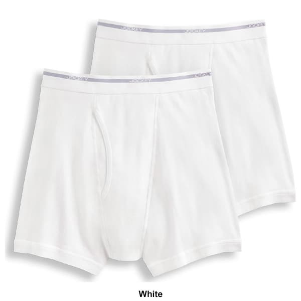 Mens Big Jockey&#174; 2pk. of Classic Full Rise Boxer Briefs