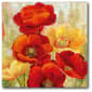 Courtside Market Red &amp; Gold Poppies I Canvas Art - image 1