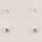 Design Collection Silver-Tone CZ Round & Halo Duo Stud Earrings - image 1