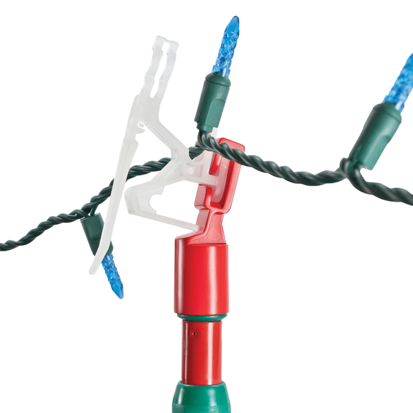 Simple Living 25pc. Ladderless Red & Green Light Hanging Kit