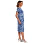Womens Sami & Jo Short Sleeve Paisley Sarong Wrap Dress - image 3