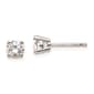 Pure Fire 14kt. White Gold 4-Prong 2/3ctw. Diamond Stud Earrings - image 1