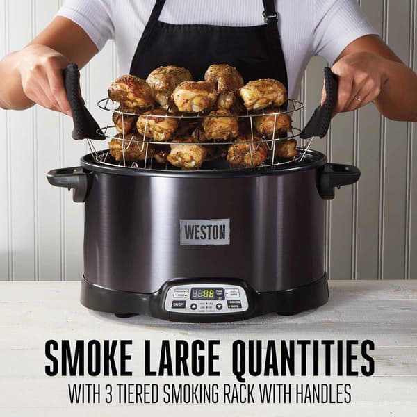 Weston&#174; 2-in-1 Indoor Smoker & Slow Cooker