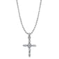 Symbols of Faith Silver-Tone Cross Necklace - image 1