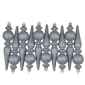 Northlight 75ct. Red & Silver Christmas Ball & Finial Ornaments - image 5