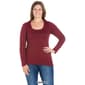 Plus Size 24/7 Comfort Apparel Scoop Neck Long Sleeve Tee - image 8