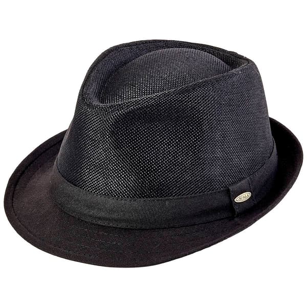 Mens Scala Reeded Fedora