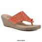 Womens Cliffs by White Mountain Beaux Wedge Sandal - image 11