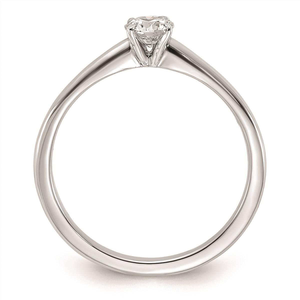 Pure Fire 14kt. White Gold Lab Grown Diamond Complete Ring