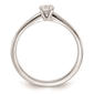 Pure Fire 14kt. White Gold Lab Grown Diamond Complete Ring - image 2