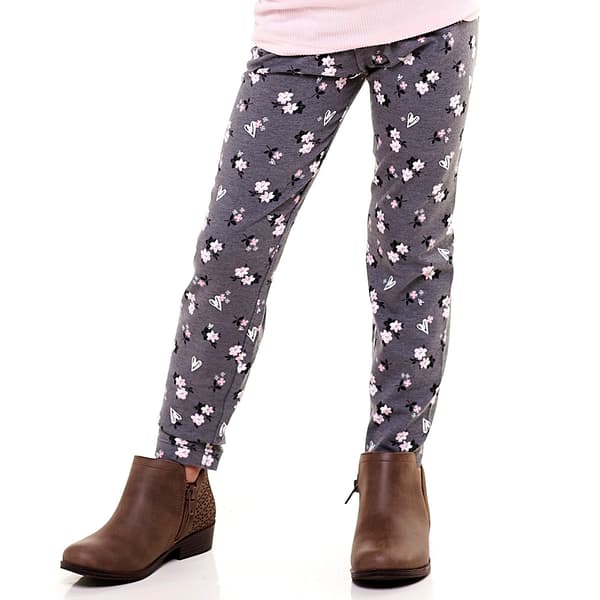 Girls &#40;4-6x&#41; Star Ride&#174; 3pk. Ditsy/Solid/Love Heart Leggings