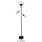 Lalia Home Classic 2 Light Scalloped Shade Torchiere Floor Lamp - image 9